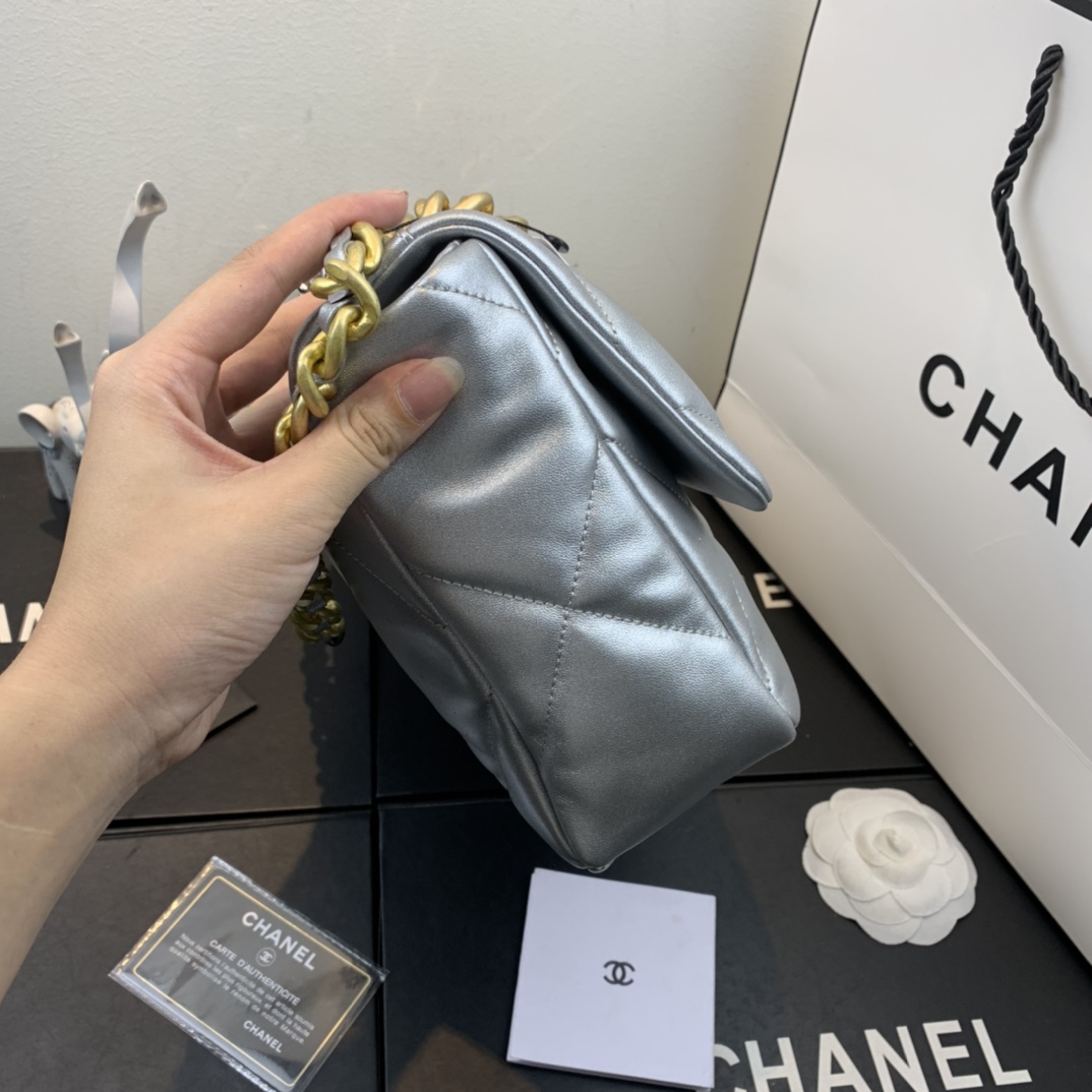AS1161 chanel 19 large flap bag, CHANEL HANDBAGS