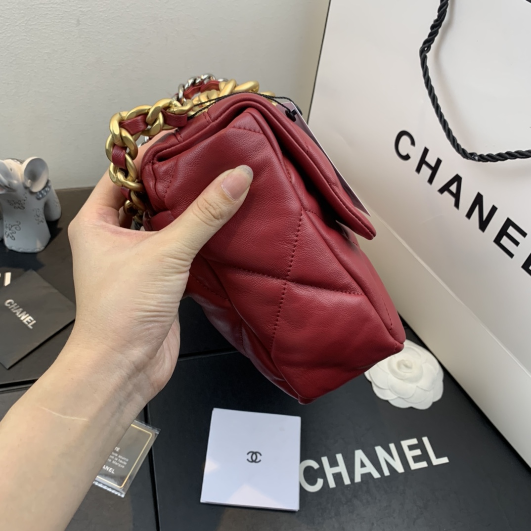 AS1161 chanel 19 large flap bag, CHANEL HANDBAGS