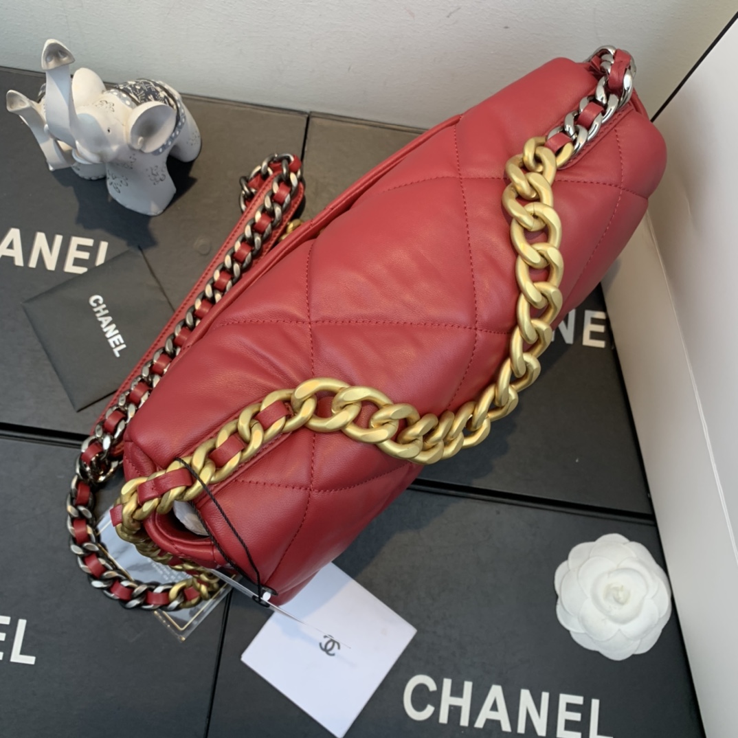 AS1161 chanel 19 large flap bag, CHANEL HANDBAGS