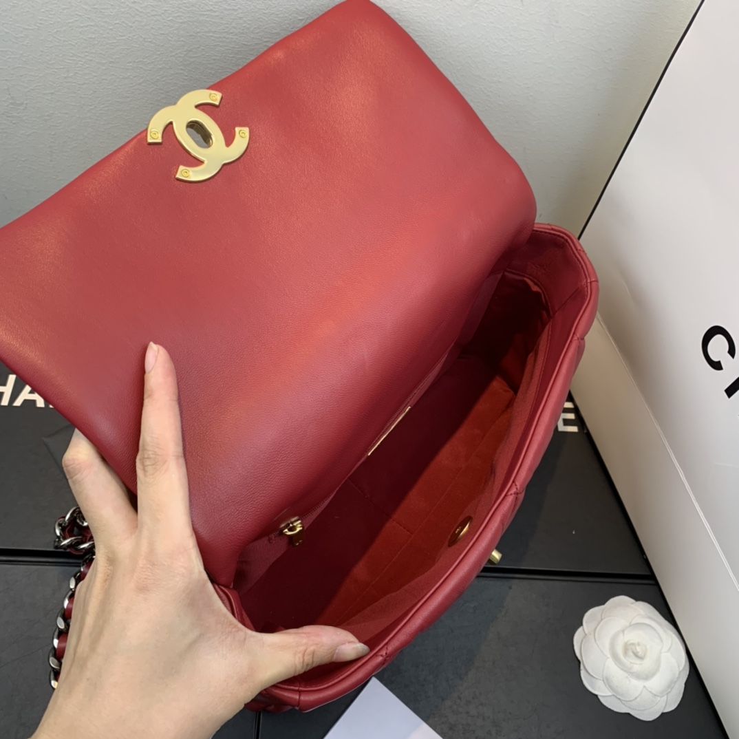 AS1161 chanel 19 large flap bag, CHANEL HANDBAGS