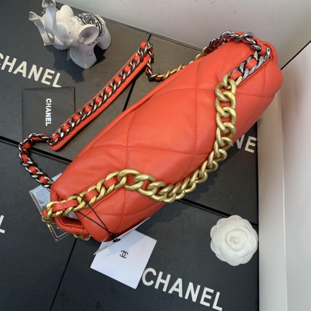 AS1161 chanel 19 large flap bag, CHANEL HANDBAGS