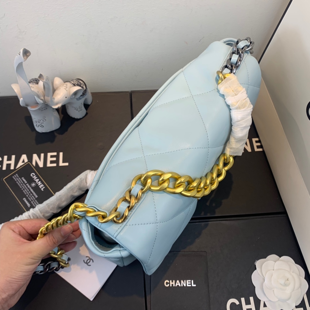 AS1161 chanel 19 large flap bag, CHANEL HANDBAGS