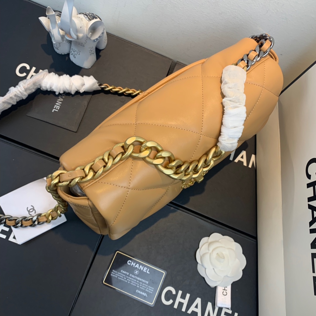 AS1161 chanel 19 large flap bag, CHANEL HANDBAGS