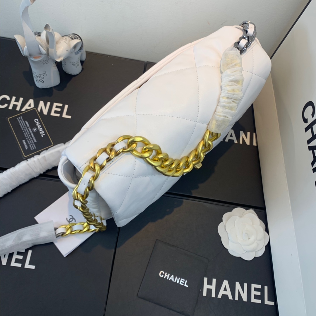 AS1161 chanel 19 large flap bag, CHANEL HANDBAGS