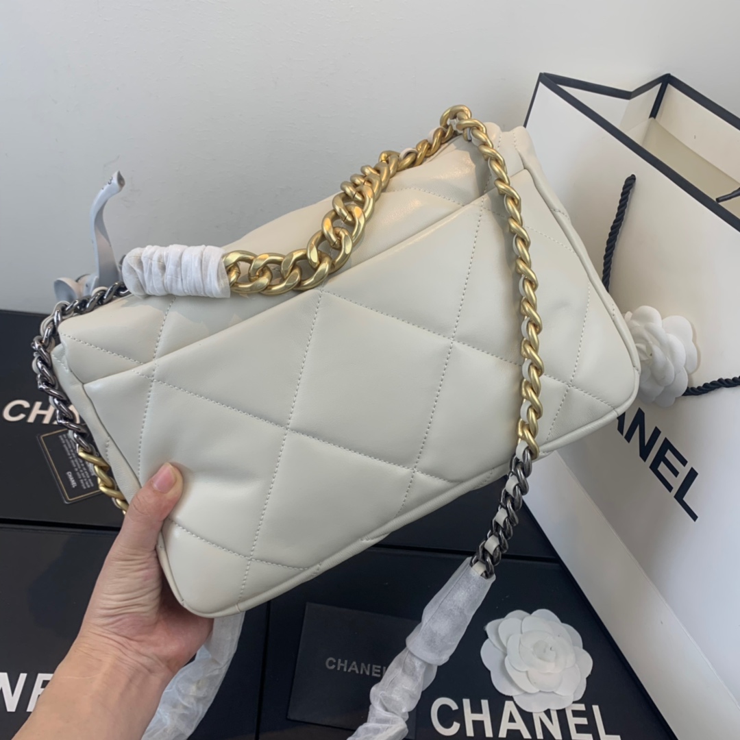 AS1161 chanel 19 large flap bag, CHANEL HANDBAGS
