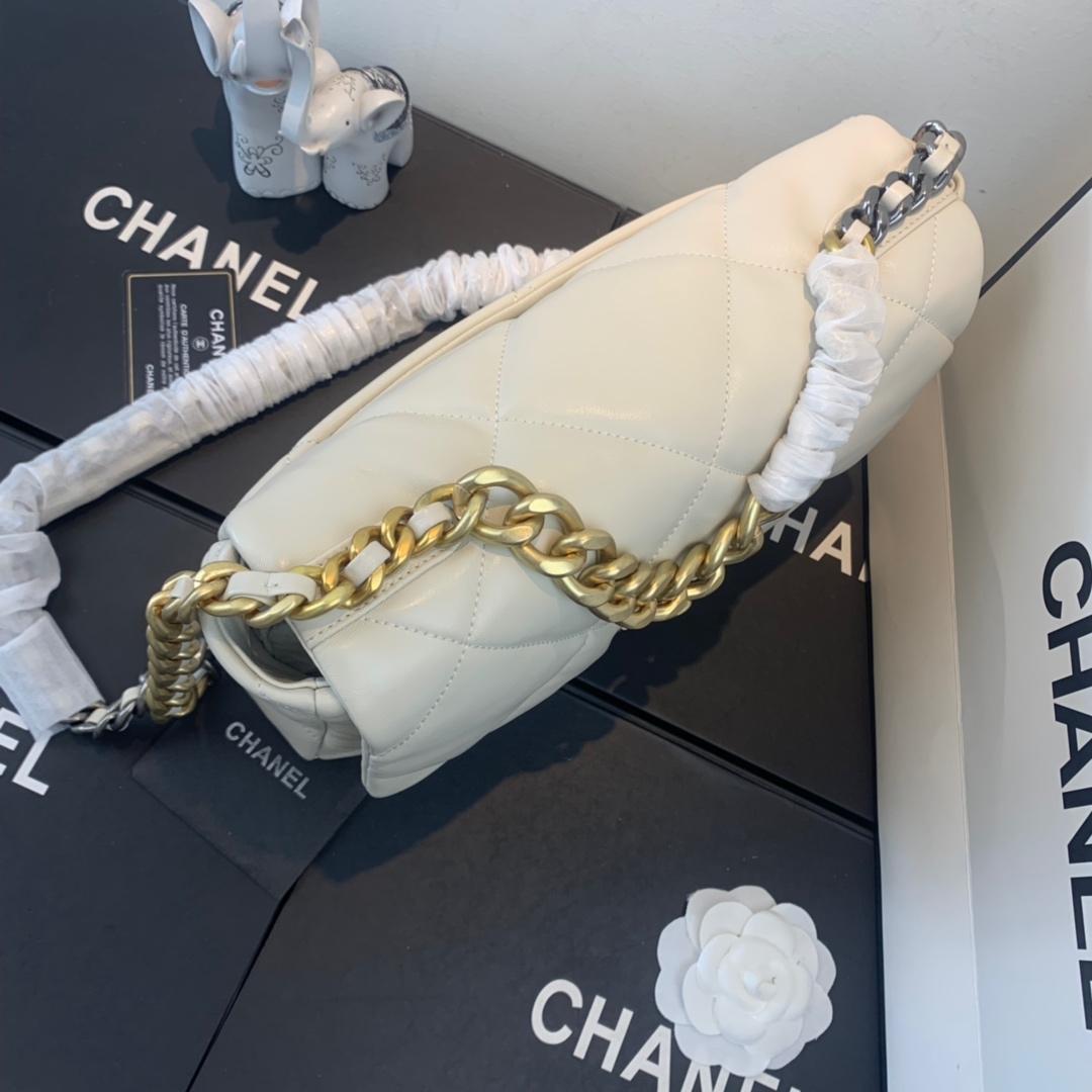 AS1161 chanel 19 large flap bag, CHANEL HANDBAGS