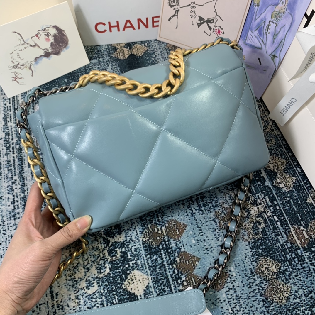 AS1160 chanel 19 small flap bag, CHANEL HANDBAGS
