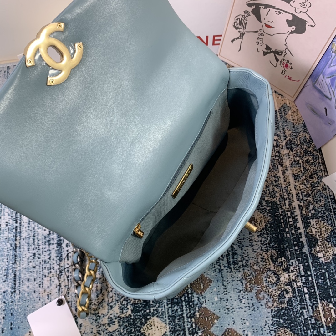 AS1160 chanel 19 small flap bag, CHANEL HANDBAGS