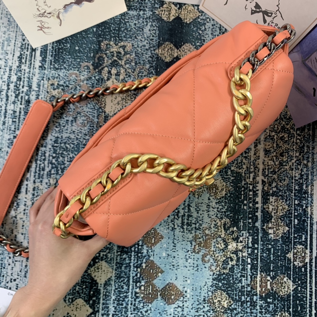 AS1160 chanel 19 small flap bag, CHANEL HANDBAGS