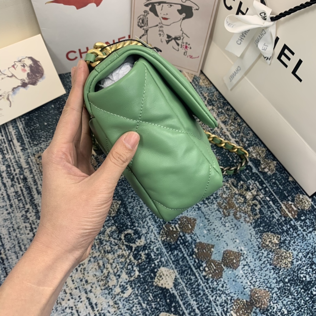 AS1160 chanel 19 small flap bag, CHANEL HANDBAGS
