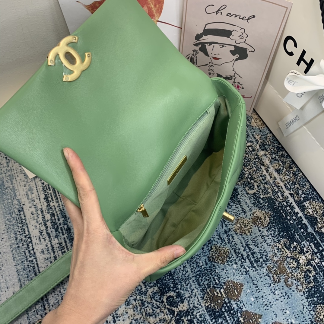 AS1160 chanel 19 small flap bag, CHANEL HANDBAGS