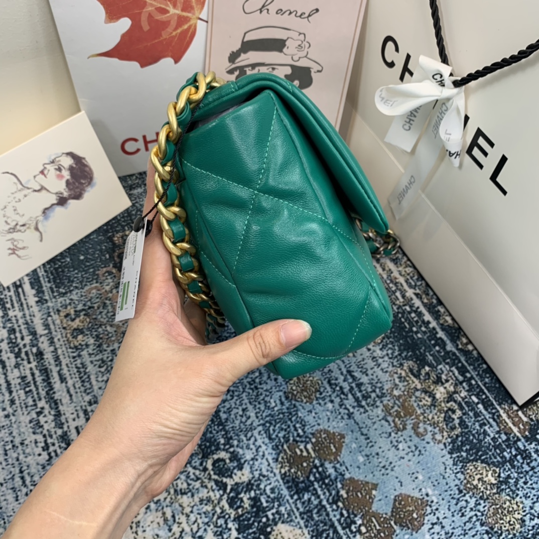 AS1160 chanel 19 small flap bag, CHANEL HANDBAGS