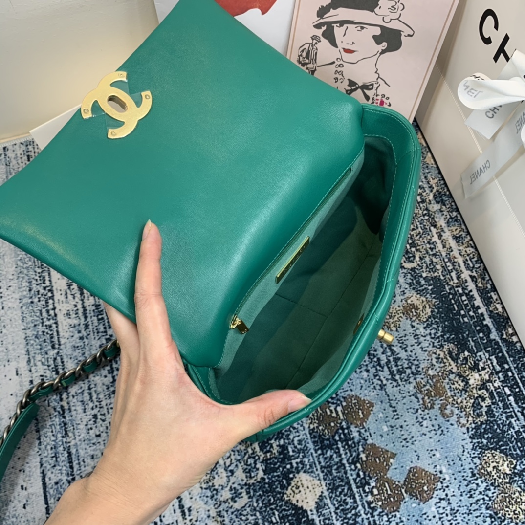 AS1160 chanel 19 small flap bag, CHANEL HANDBAGS
