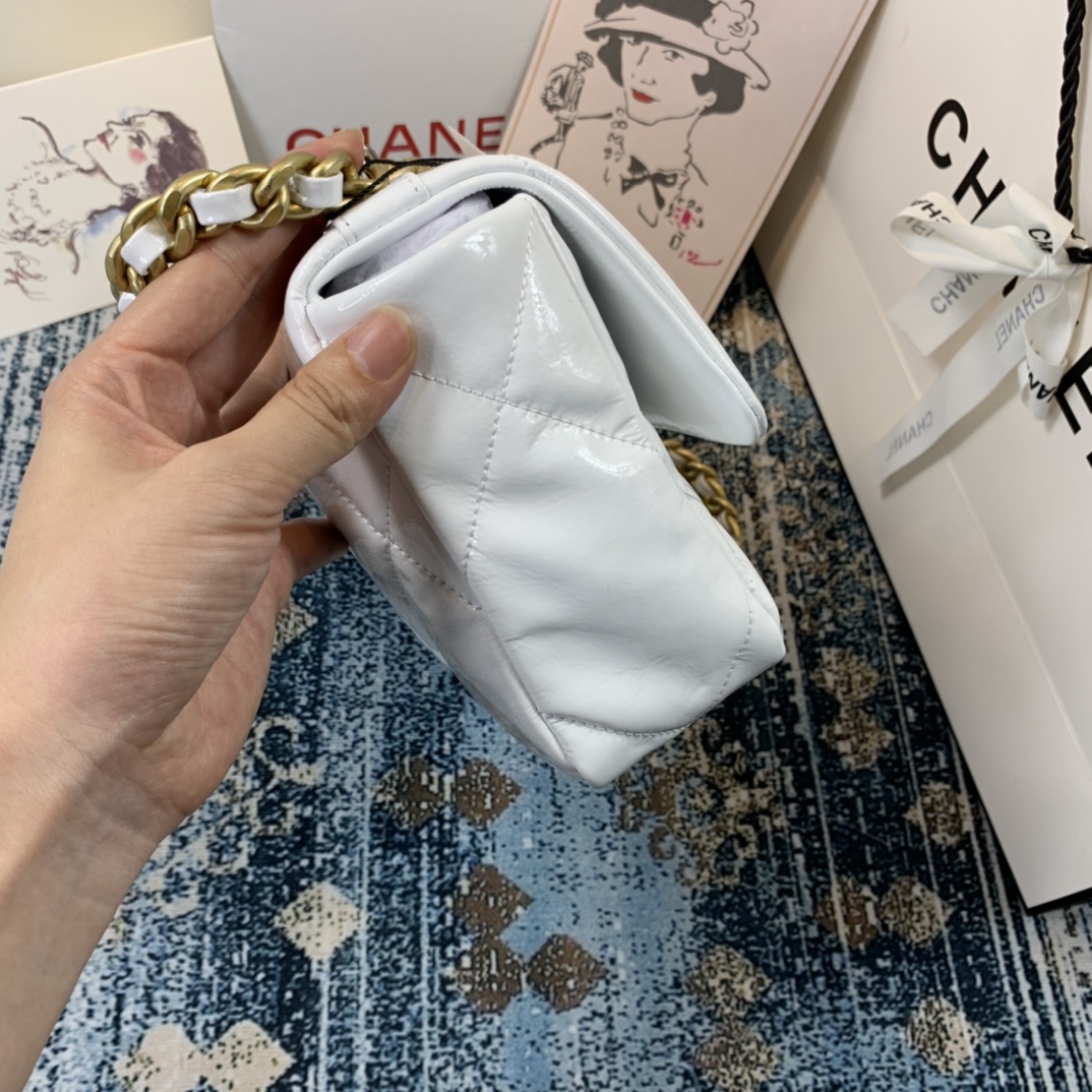 AS1160 chanel 19 small flap bag, CHANEL HANDBAGS