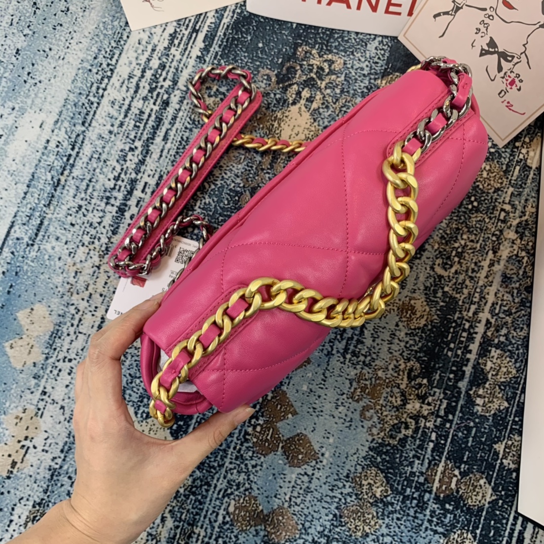 AS1160 chanel 19 small flap bag, CHANEL HANDBAGS