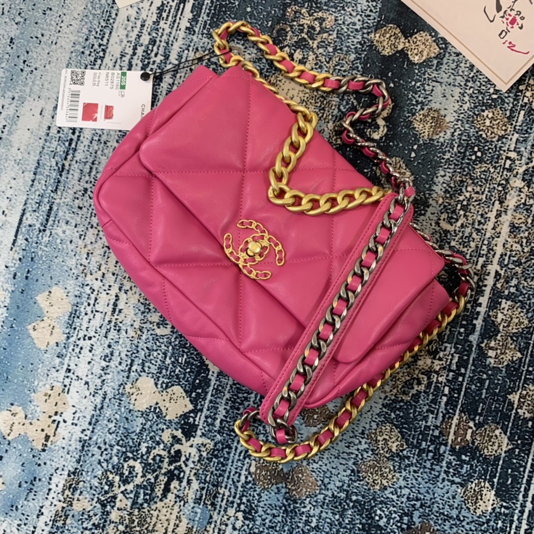AS1160 chanel 19 small flap bag, CHANEL HANDBAGS