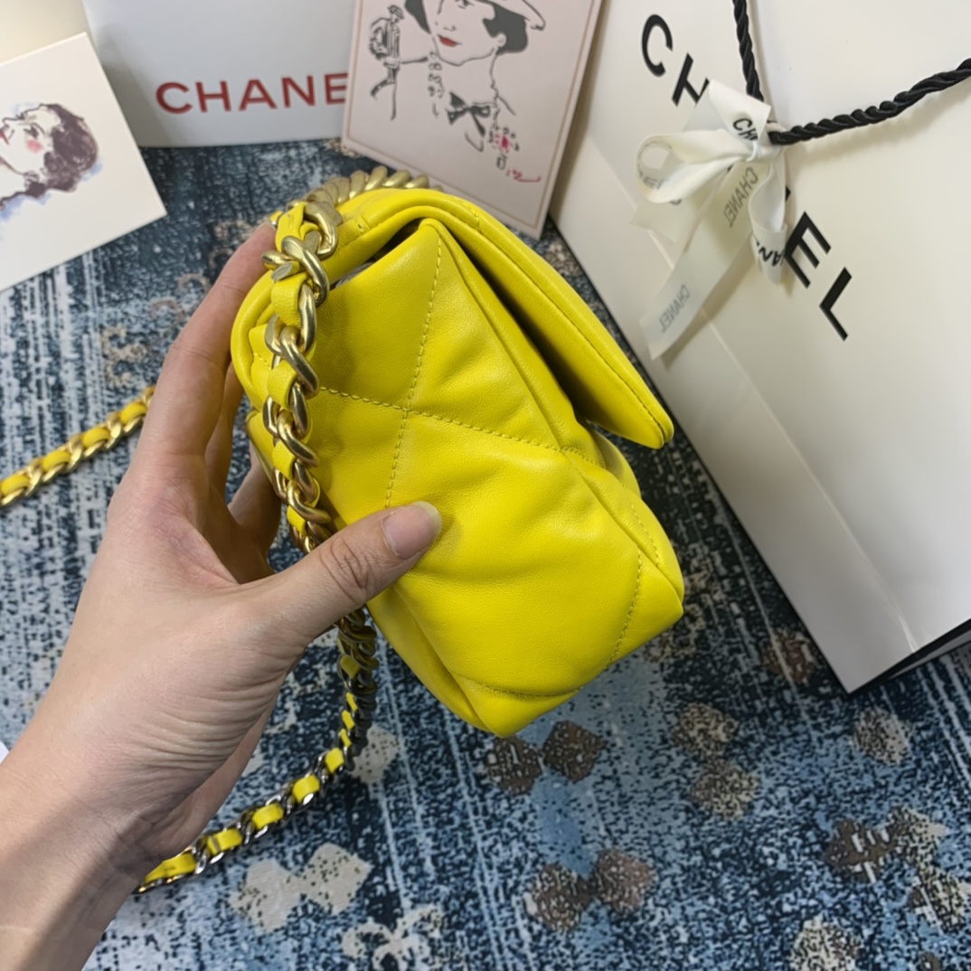 AS1160 chanel 19 small flap bag, CHANEL HANDBAGS