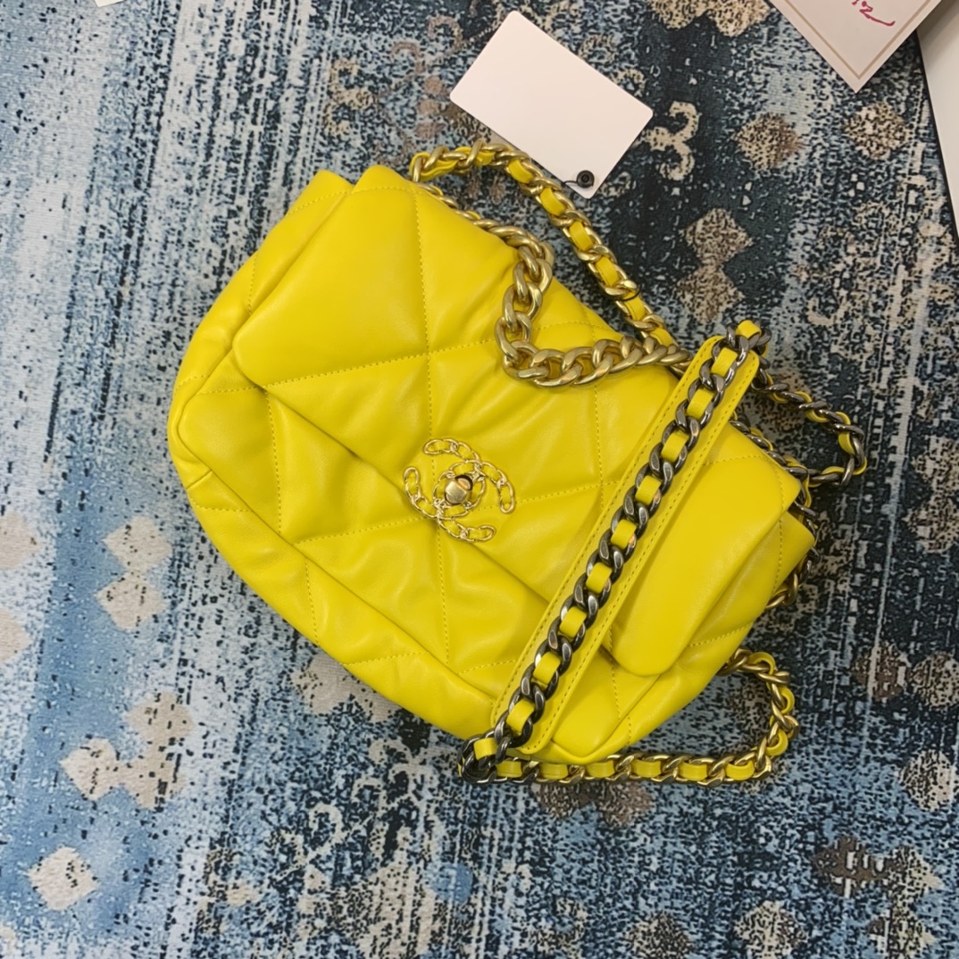 AS1160 chanel 19 small flap bag, CHANEL HANDBAGS