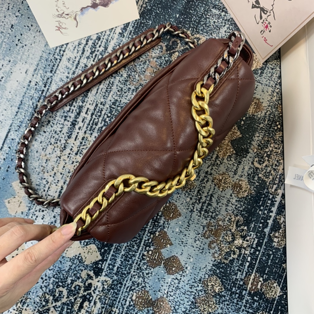 AS1160 chanel 19 small flap bag, CHANEL HANDBAGS
