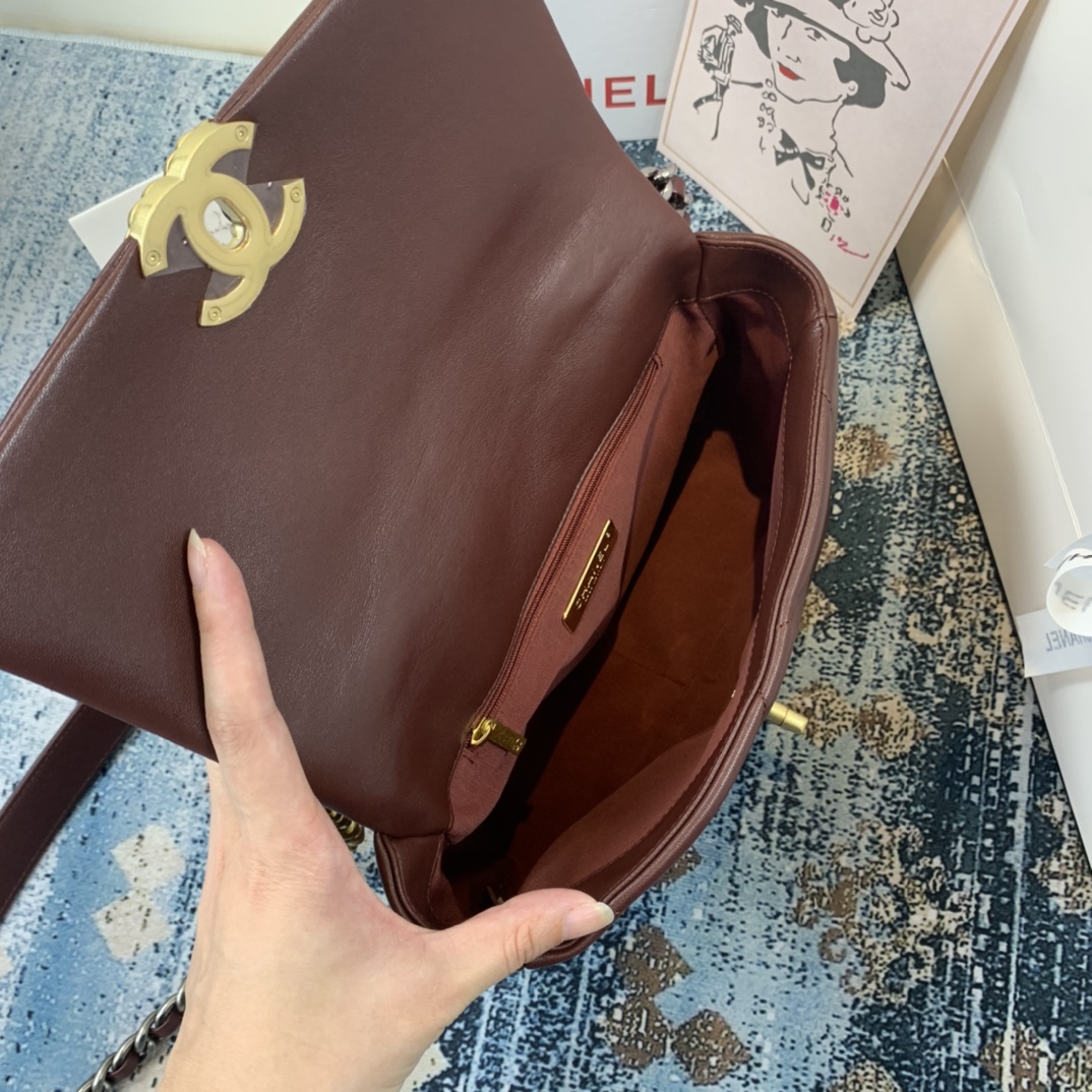 AS1160 chanel 19 small flap bag, CHANEL HANDBAGS
