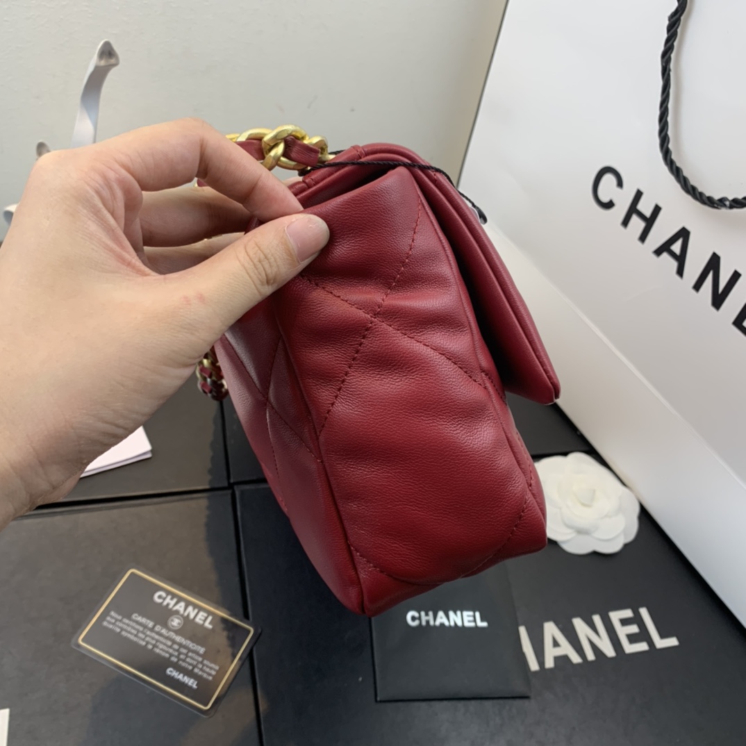 AS1160 chanel 19 small flap bag, CHANEL HANDBAGS