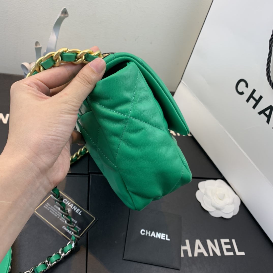AS1160 chanel 19 small flap bag, CHANEL HANDBAGS