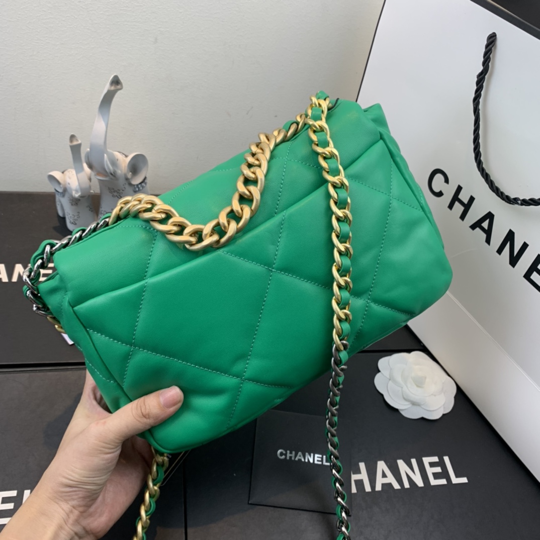 AS1160 chanel 19 small flap bag, CHANEL HANDBAGS