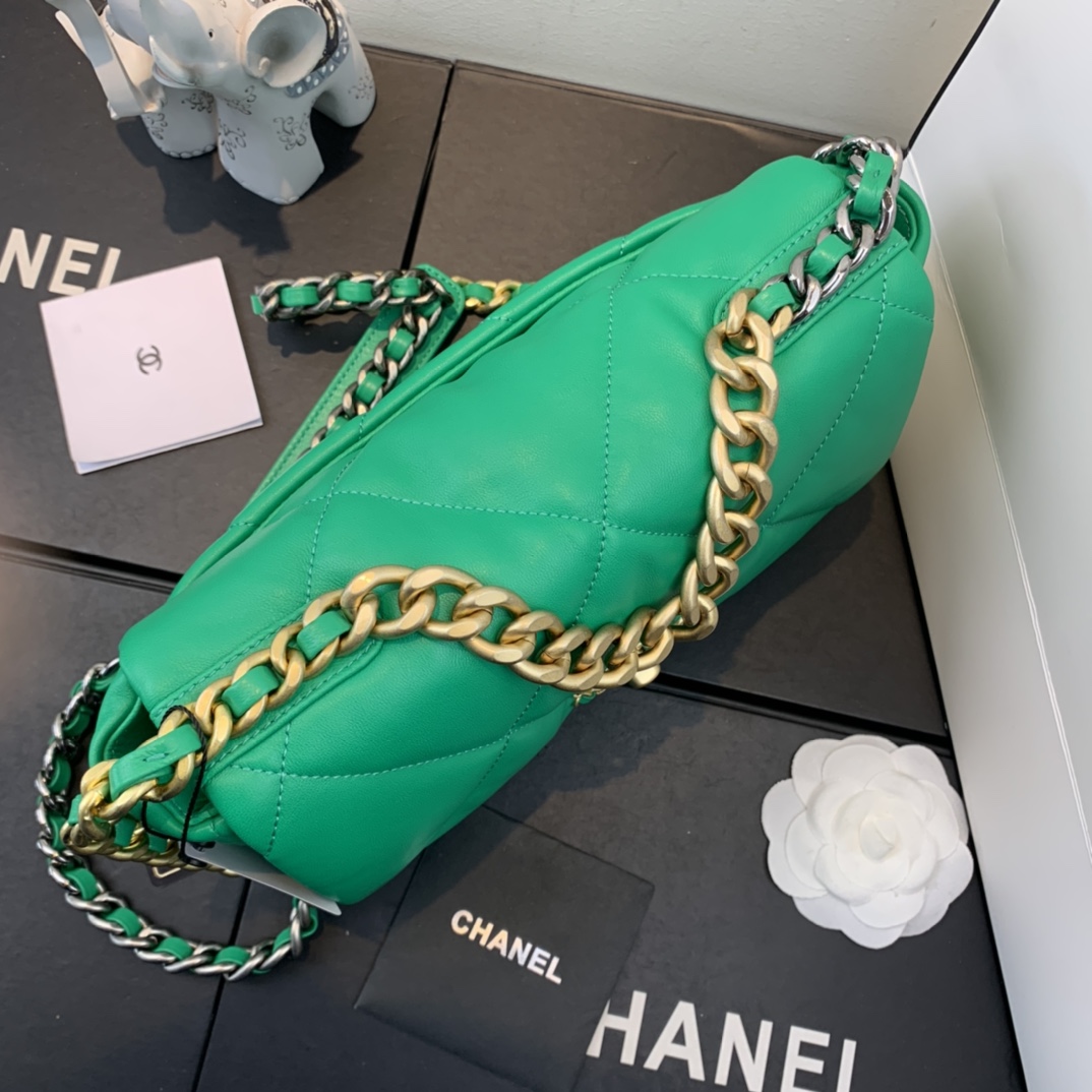 AS1160 chanel 19 small flap bag, CHANEL HANDBAGS