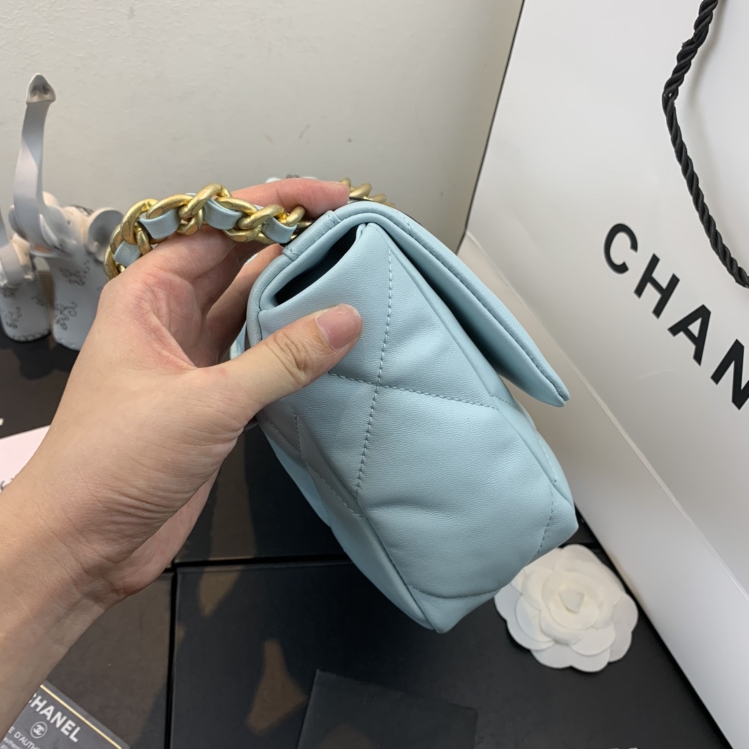 AS1160 chanel 19 small flap bag, CHANEL HANDBAGS