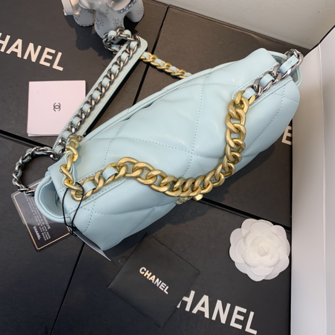 AS1160 chanel 19 small flap bag, CHANEL HANDBAGS