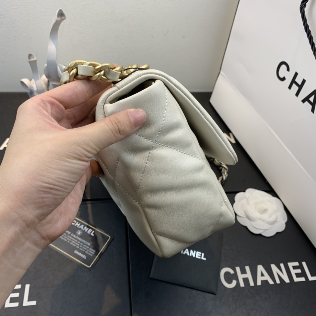 AS1160 chanel 19 small flap bag, CHANEL HANDBAGS