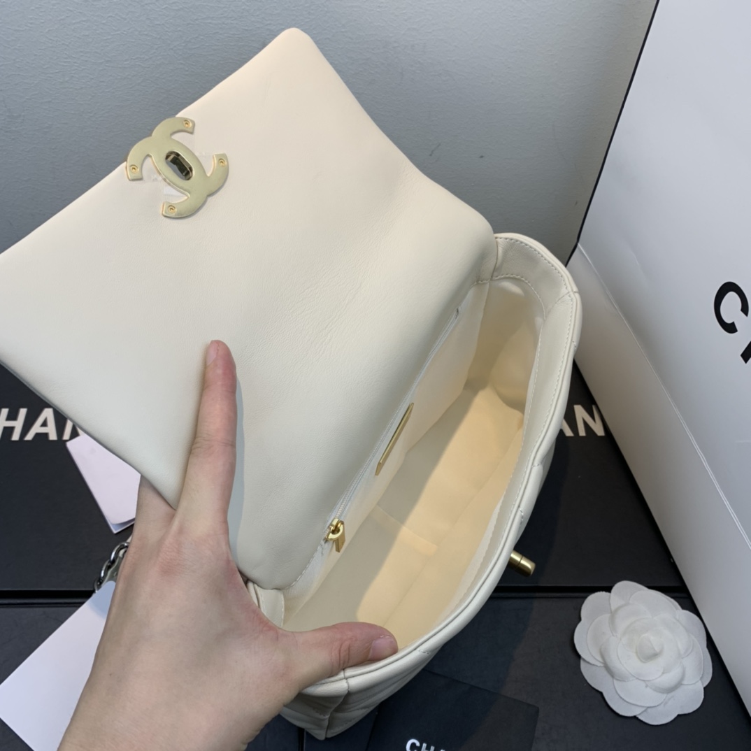 AS1160 chanel 19 small flap bag, CHANEL HANDBAGS