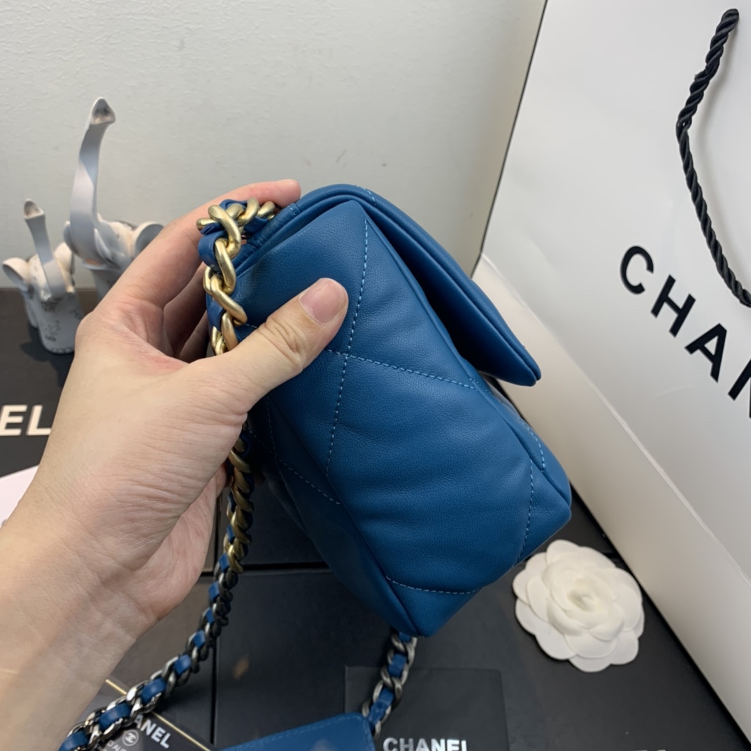 AS1160 chanel 19 small flap bag, CHANEL HANDBAGS