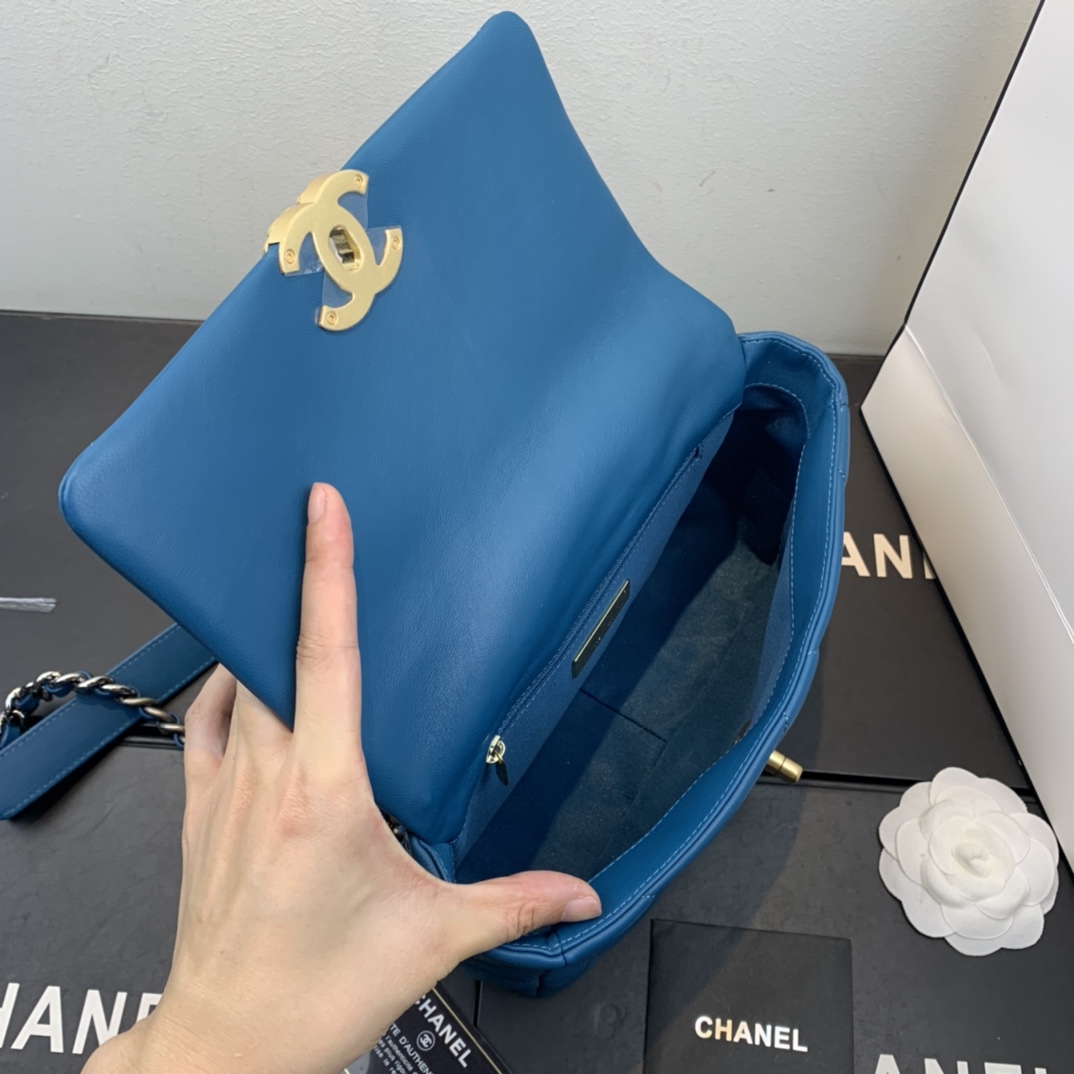 AS1160 chanel 19 small flap bag, CHANEL HANDBAGS