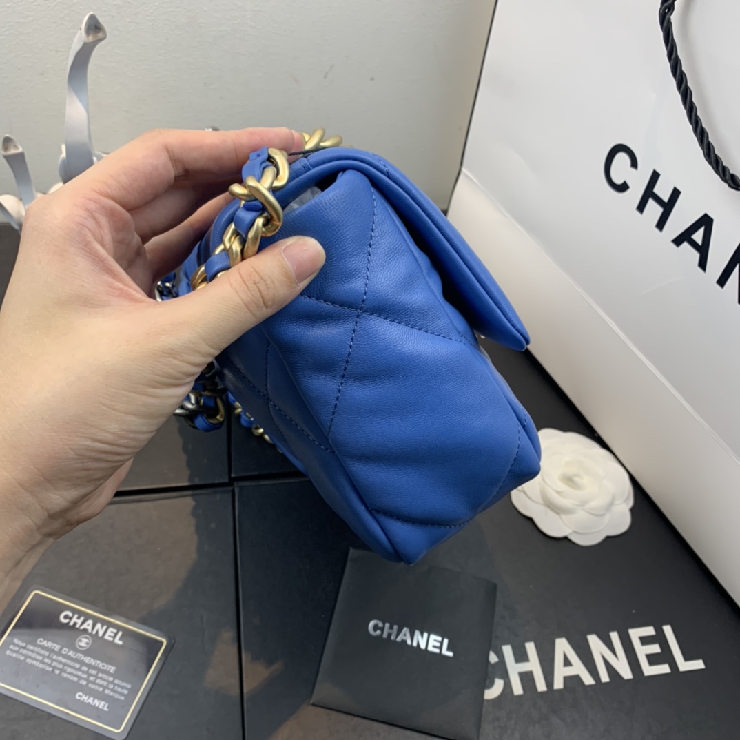AS1160 chanel 19 small flap bag, CHANEL HANDBAGS