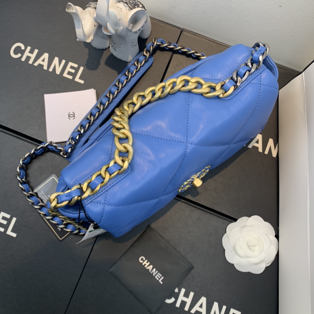 AS1160 chanel 19 small flap bag, CHANEL HANDBAGS