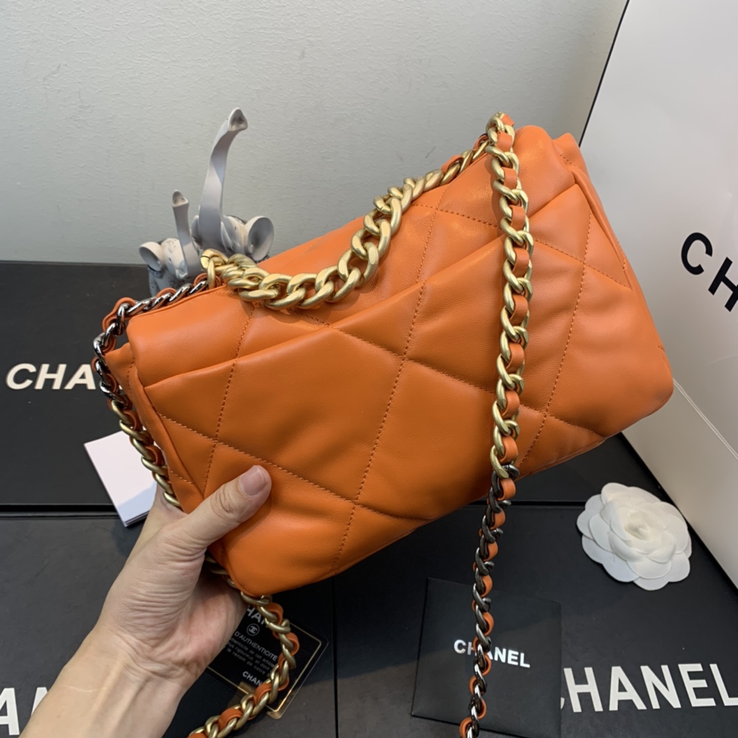 AS1160 chanel 19 small flap bag, CHANEL HANDBAGS