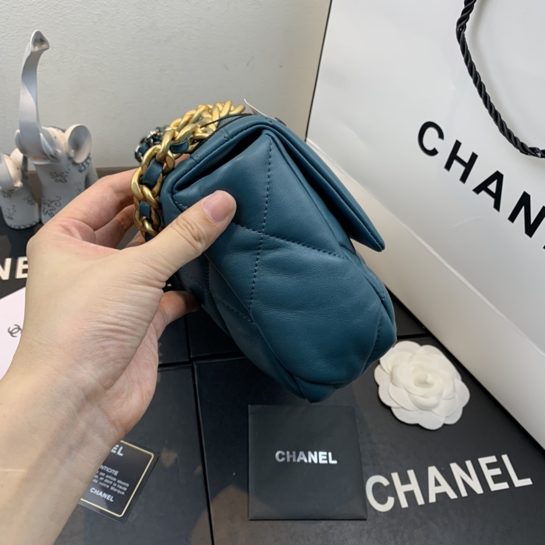AS1160 chanel 19 small flap bag, CHANEL HANDBAGS
