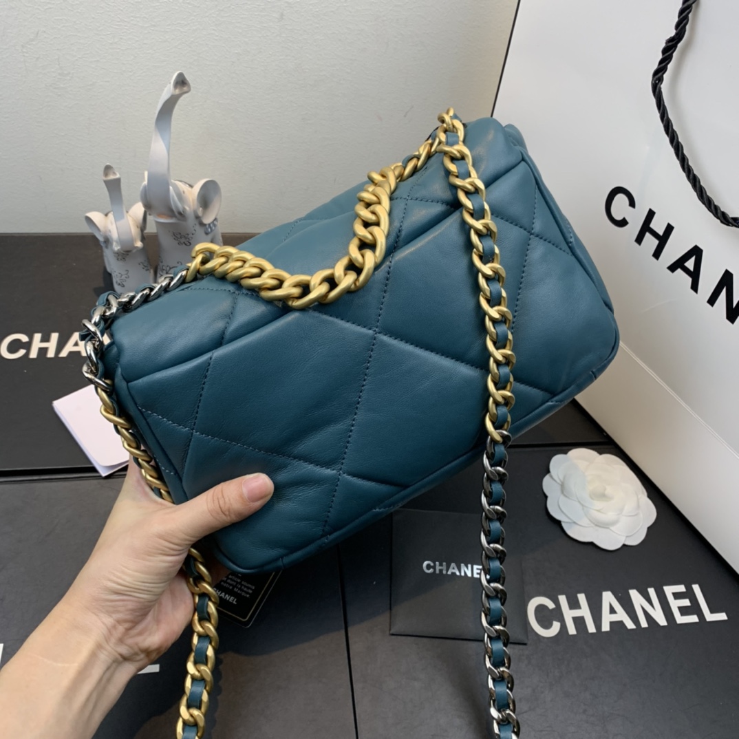 AS1160 chanel 19 small flap bag, CHANEL HANDBAGS