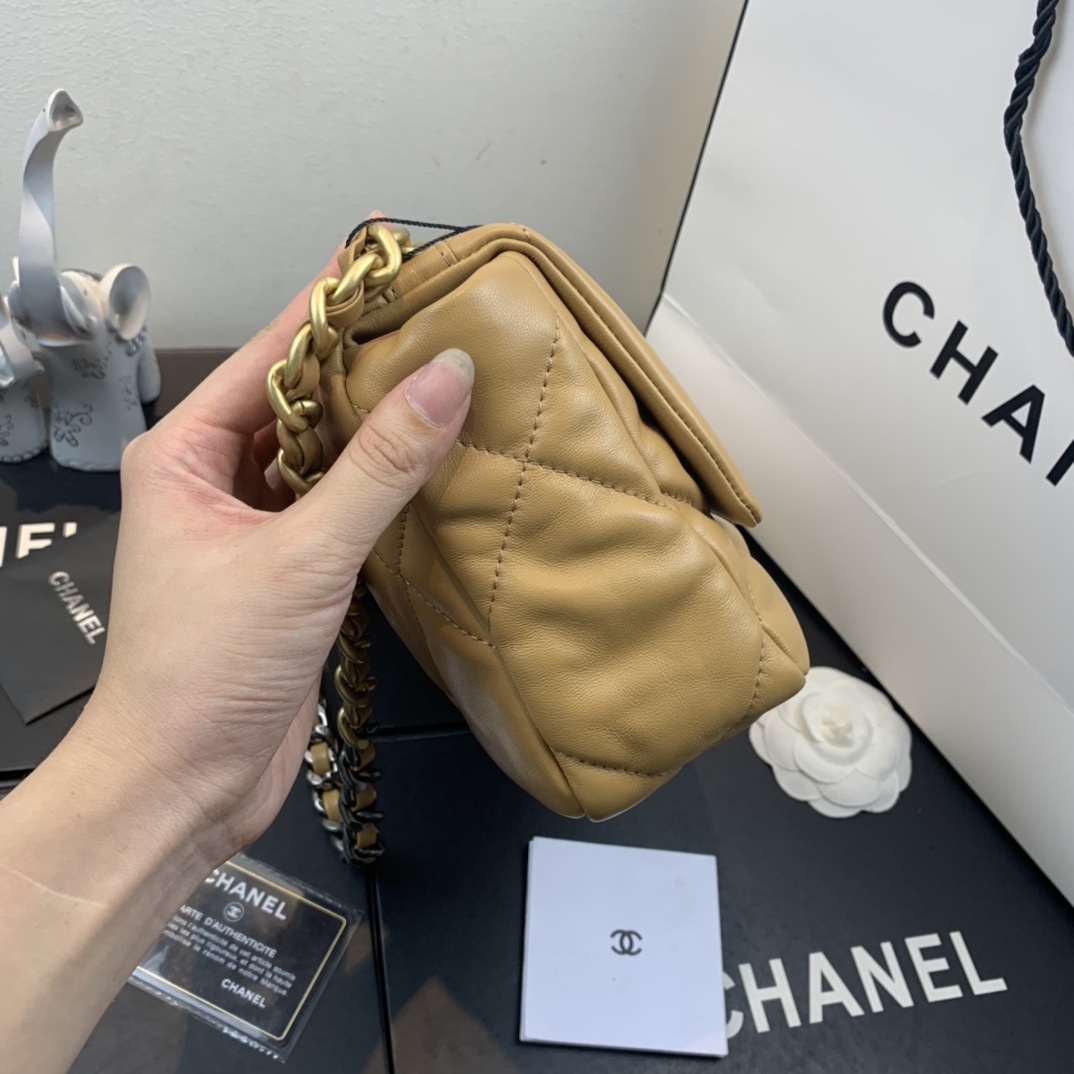 AS1160 chanel 19 small flap bag, CHANEL HANDBAGS