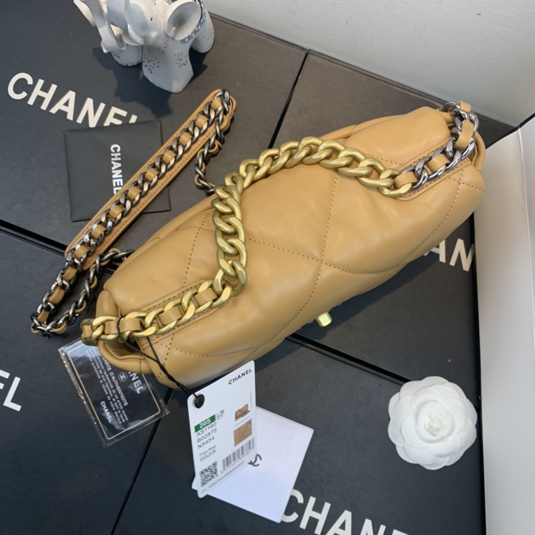AS1160 chanel 19 small flap bag, CHANEL HANDBAGS