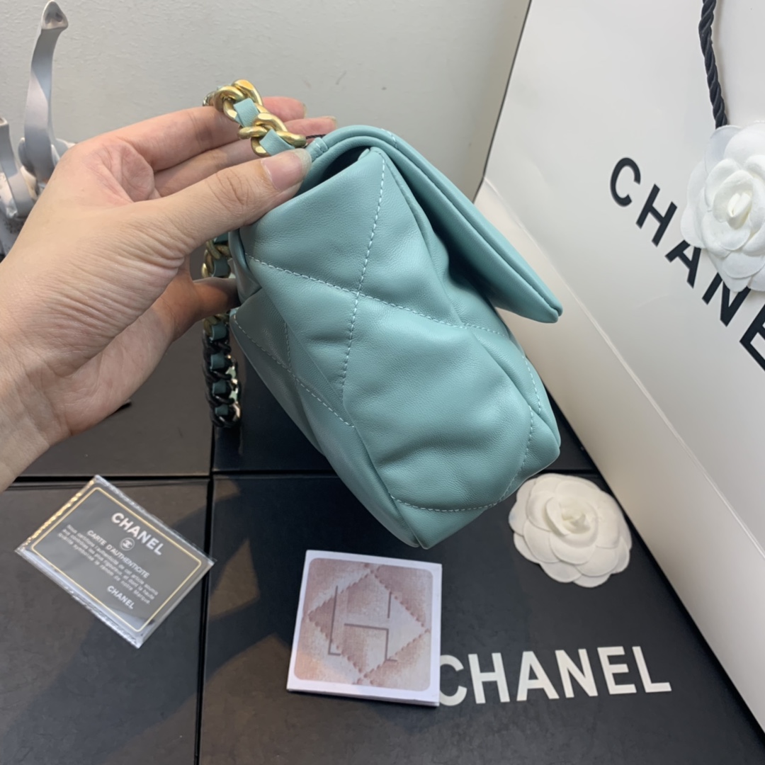 AS1160 chanel 19 small flap bag, CHANEL HANDBAGS