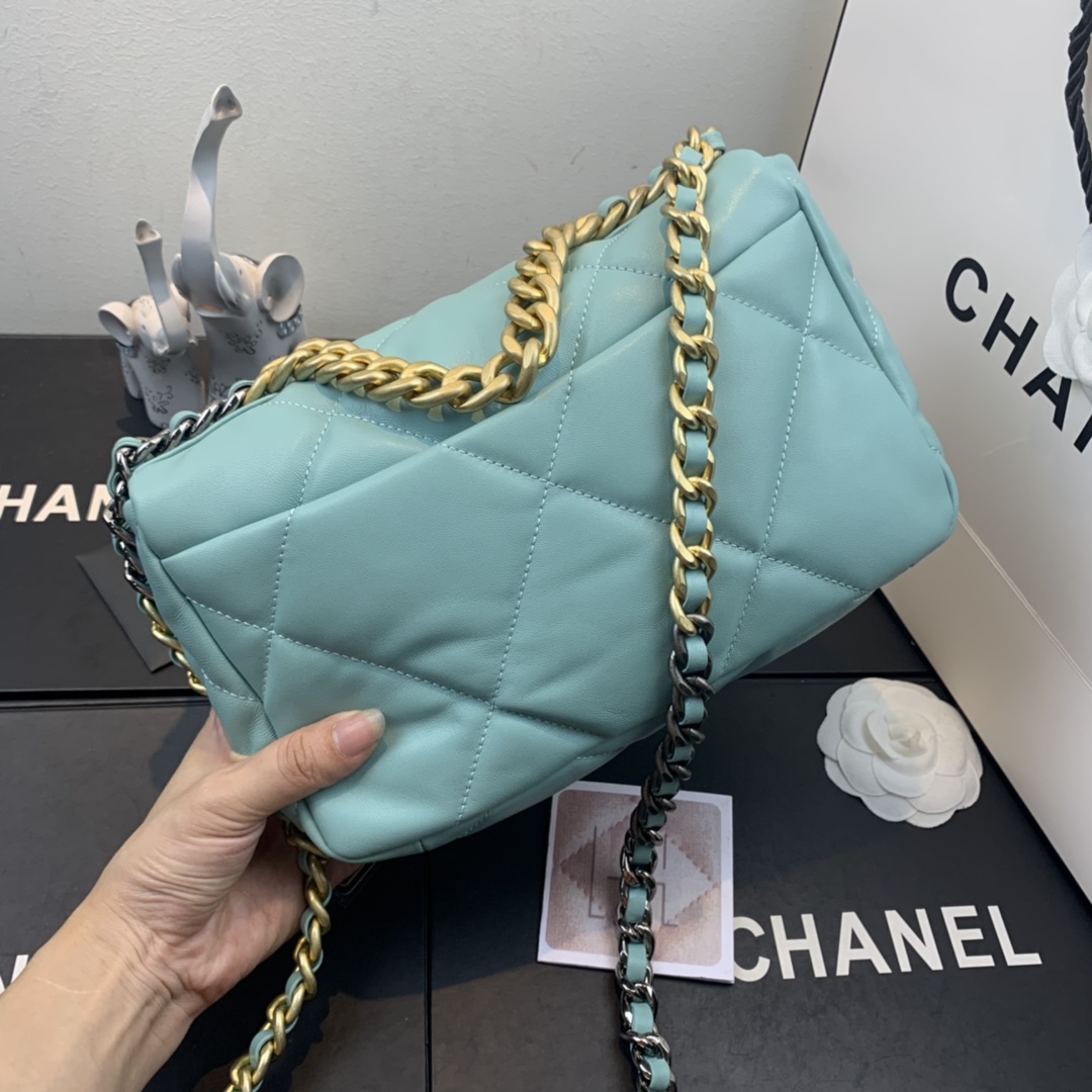 AS1160 chanel 19 small flap bag, CHANEL HANDBAGS