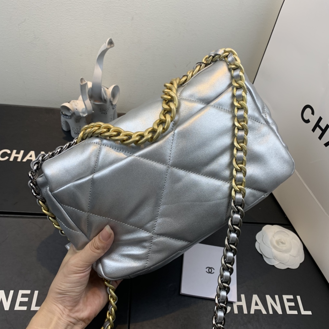 AS1160 chanel 19 small flap bag, CHANEL HANDBAGS