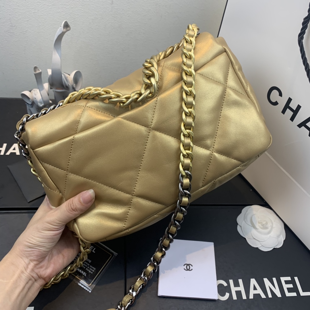 AS1160 chanel 19 small flap bag, CHANEL HANDBAGS