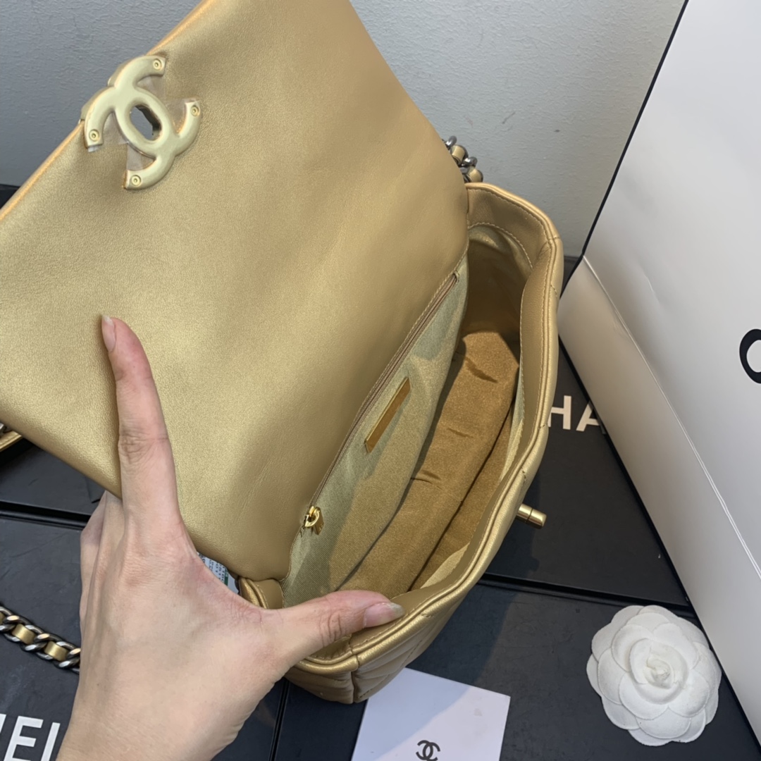 AS1160 chanel 19 small flap bag, CHANEL HANDBAGS