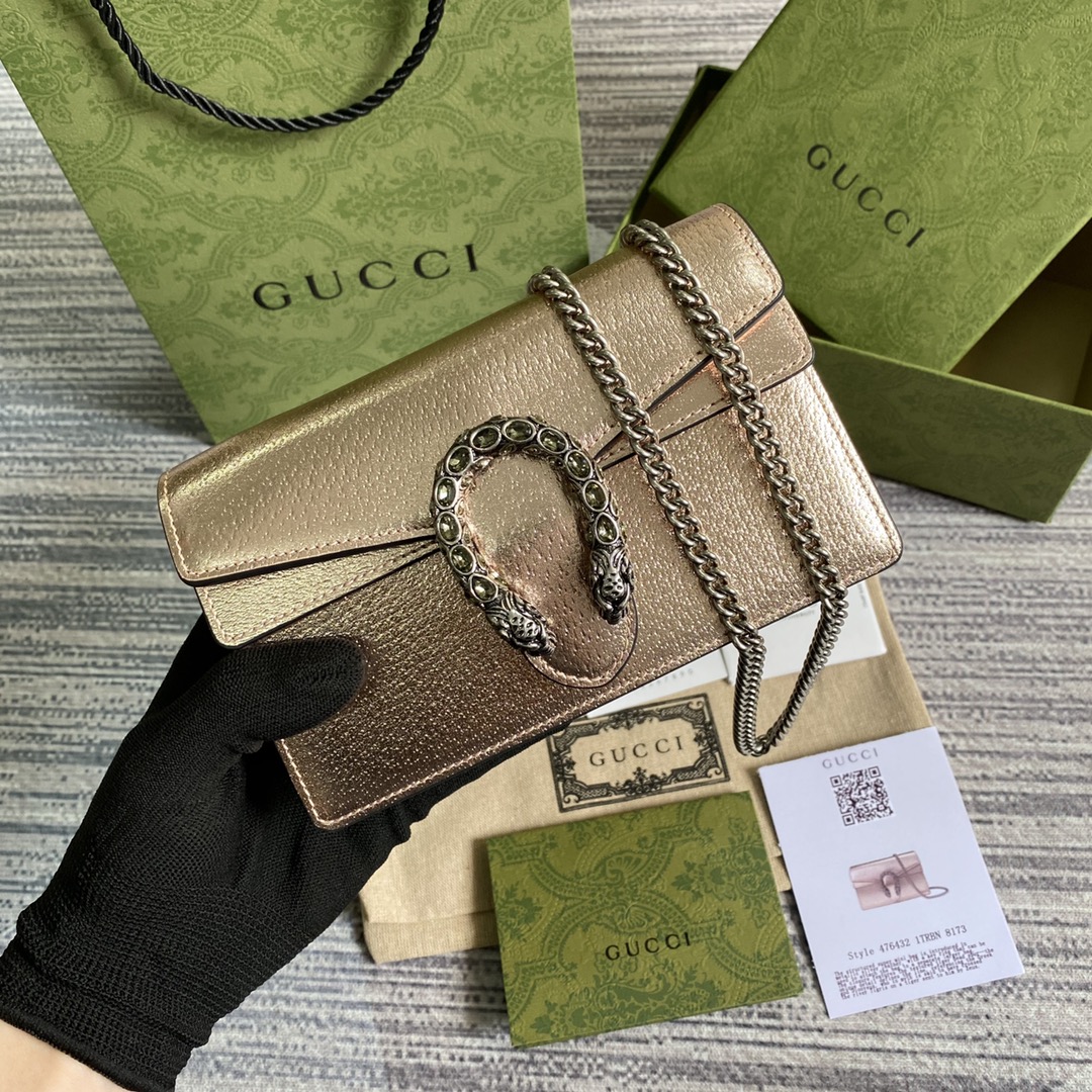 476432 Dionysus super mini leather bag, GUcci Mini Bags for Women