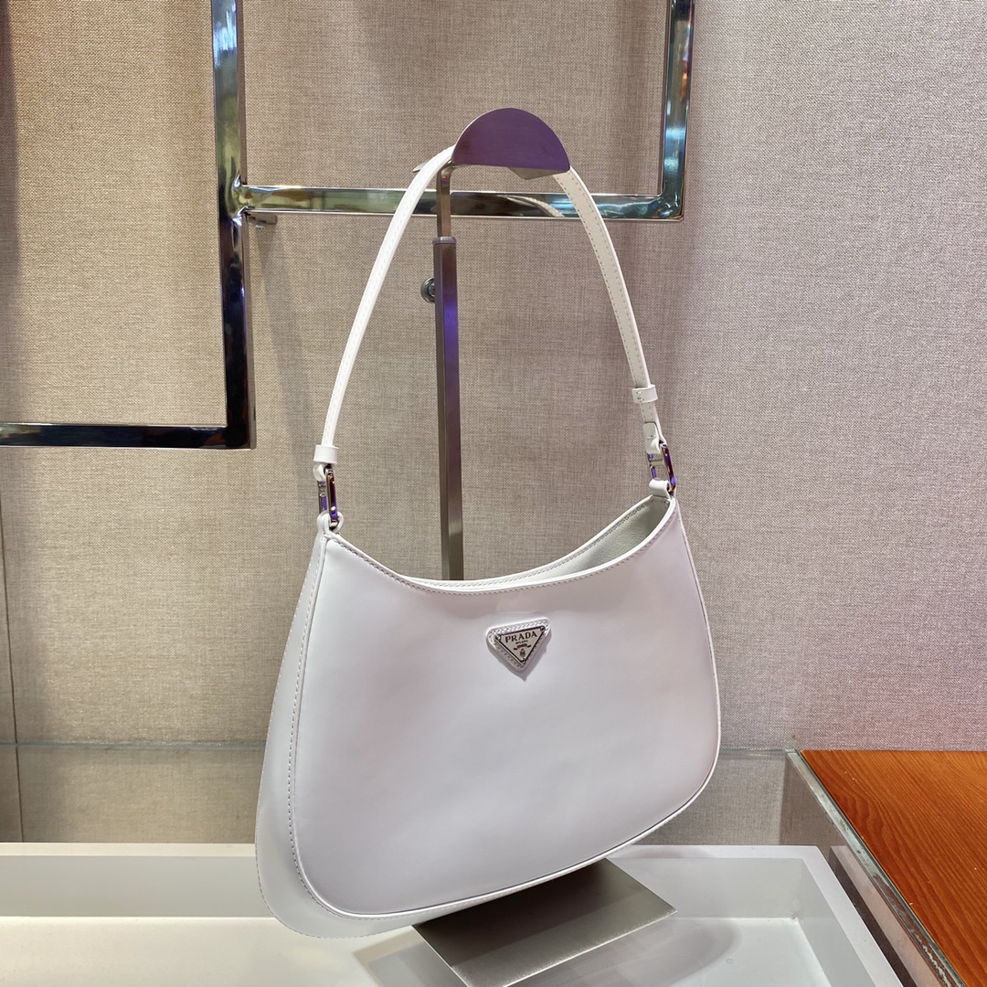 Prada Cleo brushed leather shoulder bag