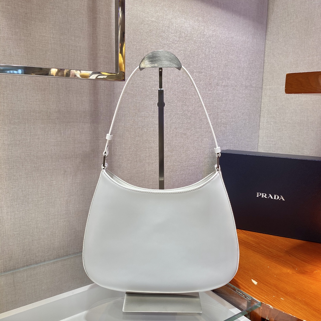 Prada Cleo brushed leather shoulder bag