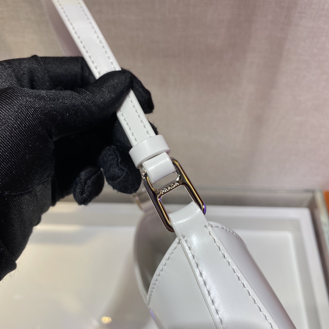 Prada Cleo brushed leather shoulder bag
